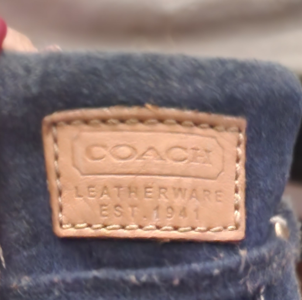 Coach Blue Patchwork Sneakers - image 4